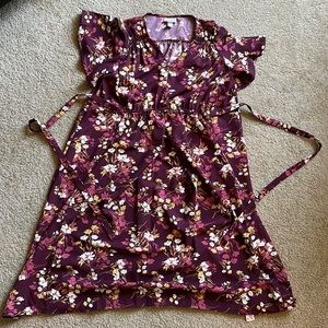 Isabel Floral Maternity Dress